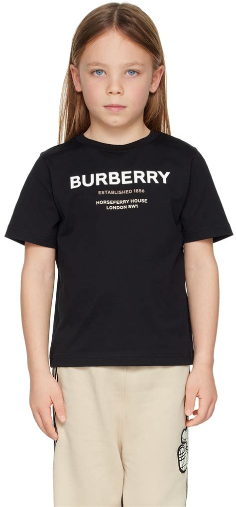 Burberry London White & Black Horse Ferry T